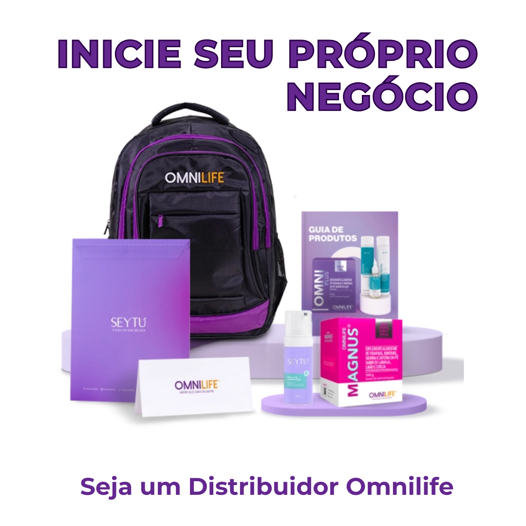 Kit para iniciar seu negócio como distribuidor Omnilife